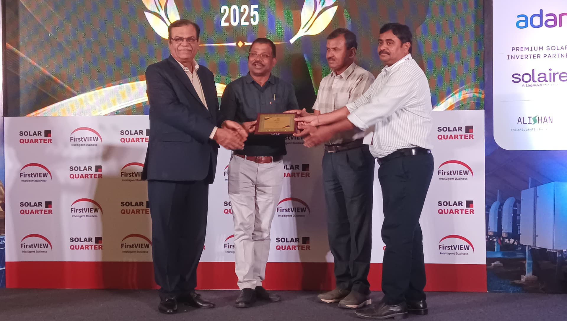 P. Venkat Reddy receiving industry recognition