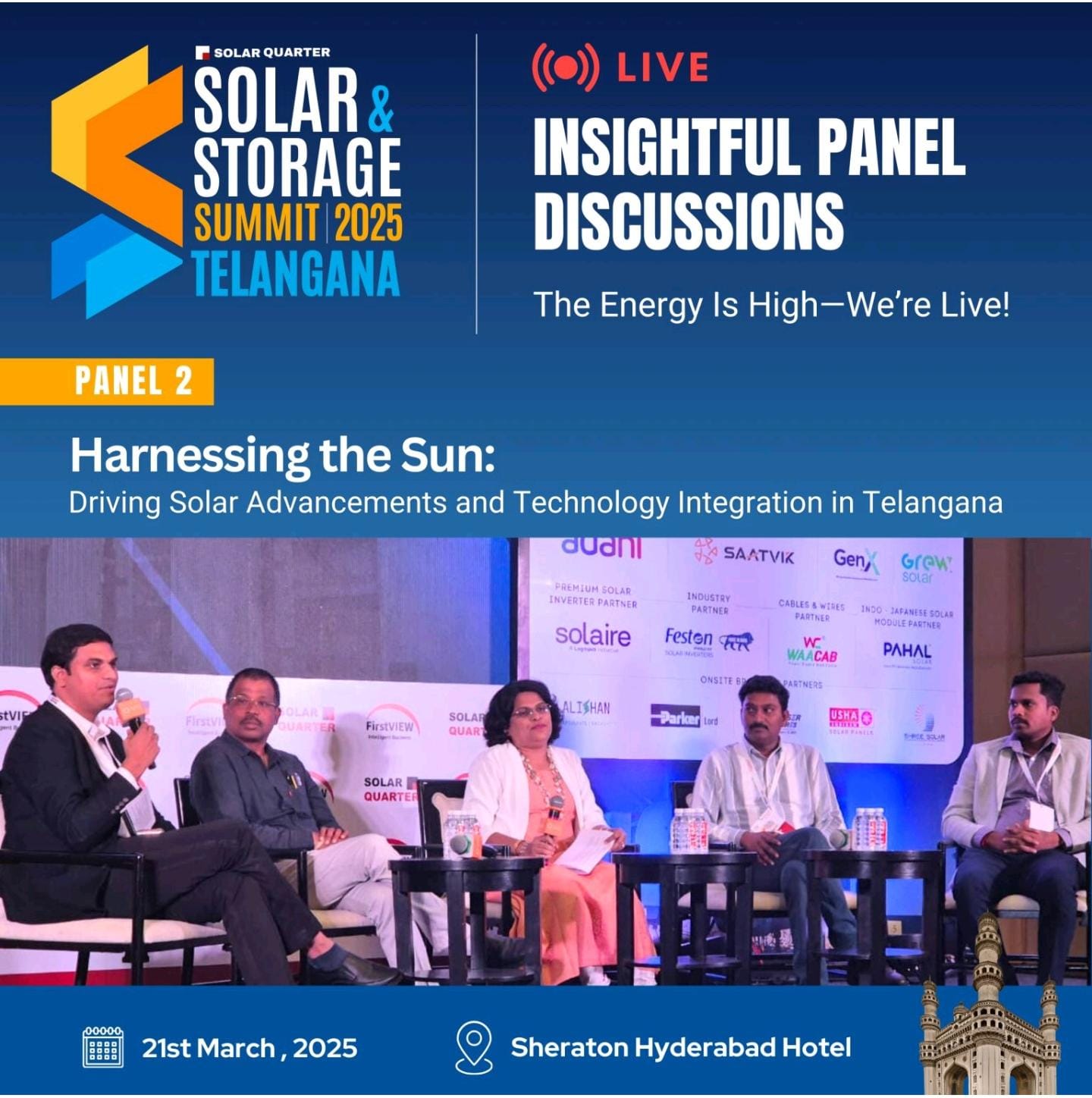 Solar and Storage Summit 2025 Telangana panel